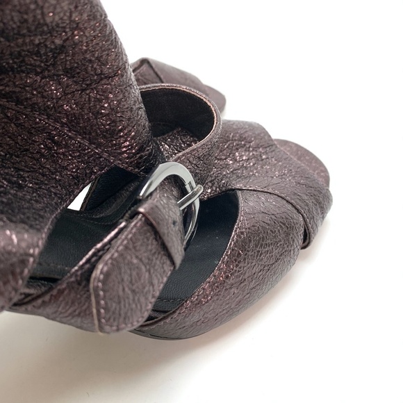 CARESSA GRAYCE Sandals High Heels Leather sz 8 M - Picture 4 of 16